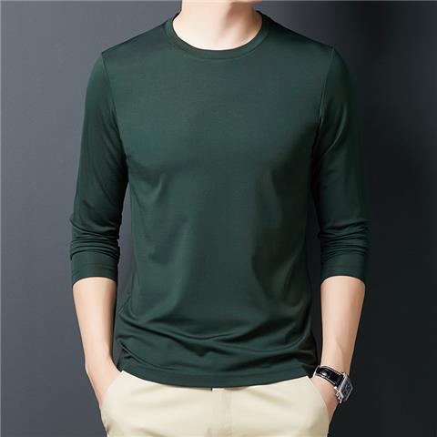 Men's Casual Solid Color Long Sleeve Shirt
