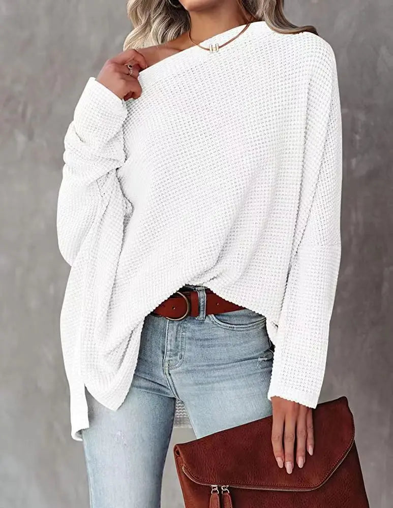Women's Casual Knitted Cross Border Sweater