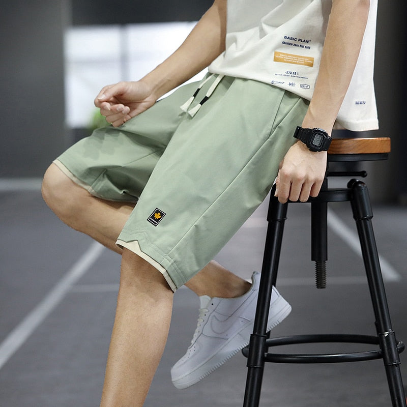Men's Casual Solid Color Shorts
