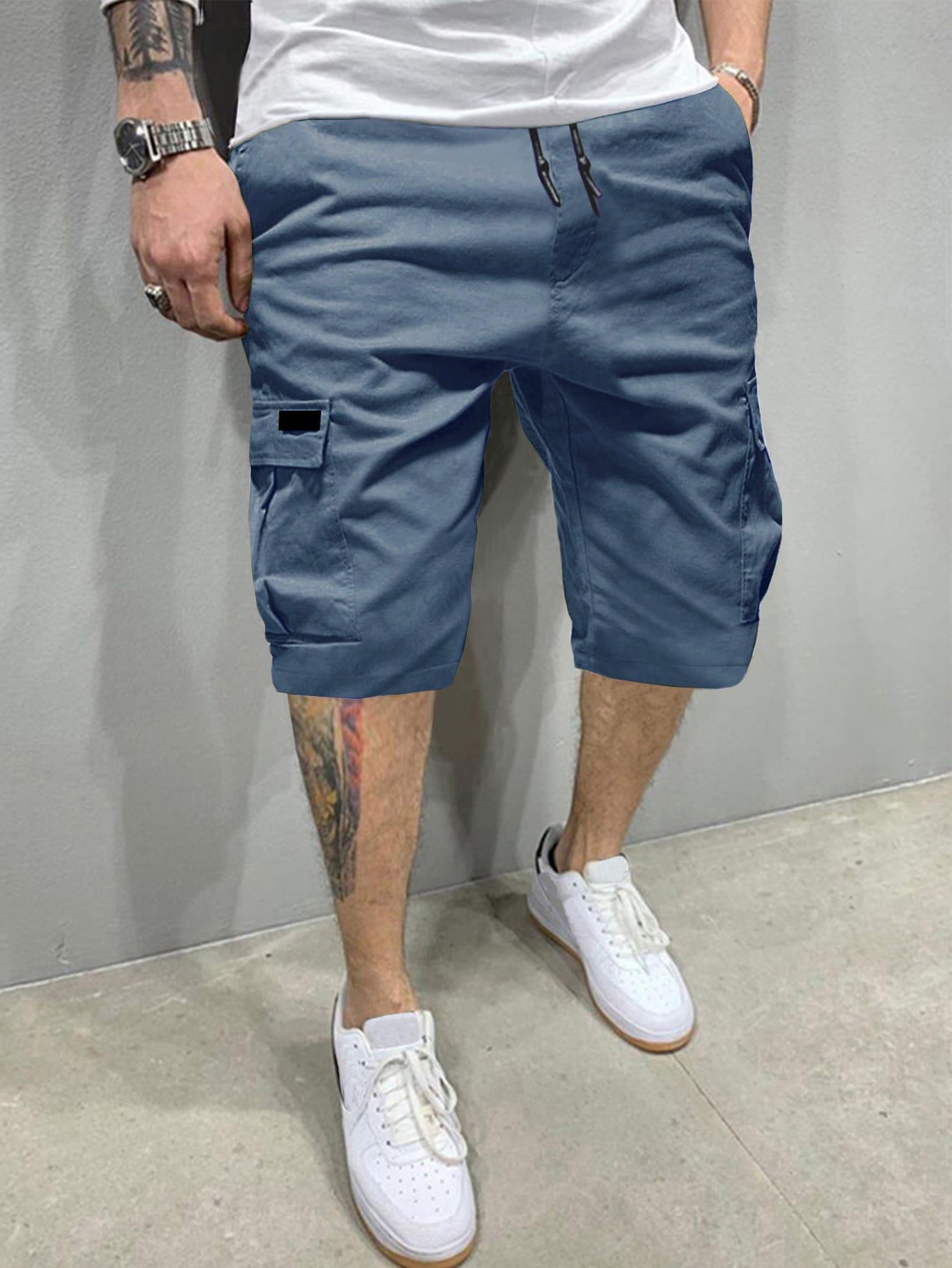 cargo flap pocket shorts mens