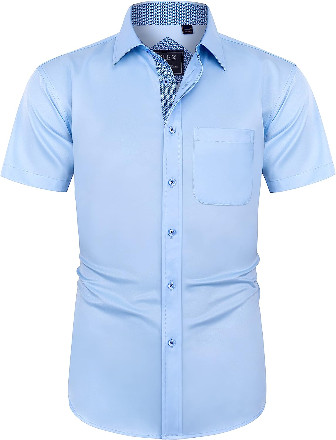 men's casual button up short sleeve shirts