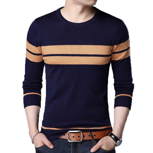 Men's Casual Knitted Pullover Sweater